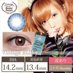 エンジェルカラー バンビシリーズヴィンテージ ヴィンテージブルー 度あり(1箱1枚入り)