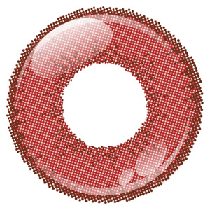 アシストシュシュ シャイニーエッジワンデー コーラルレッド(1箱10枚入り)