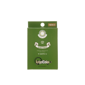 エンジェルカラー ワールドシリーズマンスリー ワールドグリーン 度なし(1箱2枚入り)