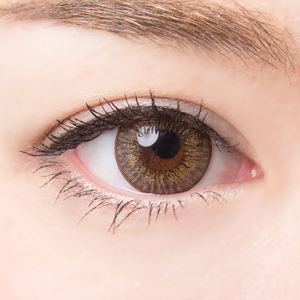 エンジェルカラーマンスリー ペールブラウン 度なし(1箱2枚入り)