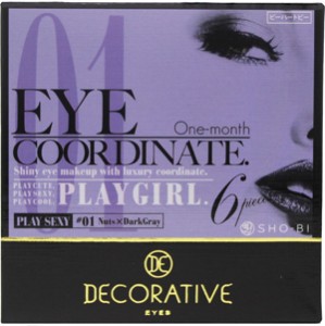 デコラティブアイズPLAYGIRL#1 プレイセクシー#1 度なし(1箱6枚入り)