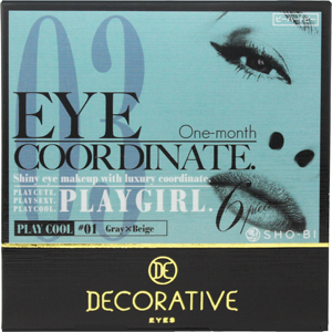 デコラティブアイズPLAYGIRL#1 プレイクール#1 度なし(1箱6枚入り)