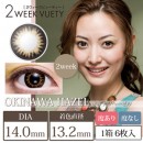 2ウィークビューティー 沖縄(OKINAWA)ヘーゼル(1箱6枚入り)