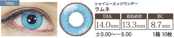 アシストシュシュ シャイニーエッジワンデー ラムネ(1箱10枚入り)