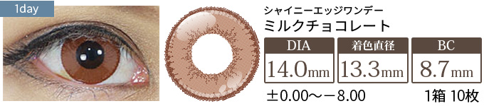アシストシュシュ シャイニーエッジワンデー ミルクチョコレート(1箱10枚入り)