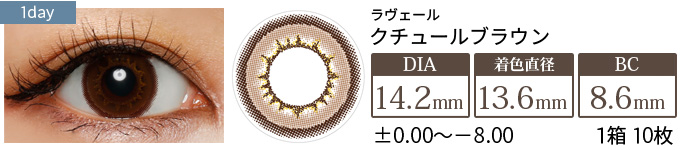 ラヴェール クチュールブラウン(1箱10枚入り)