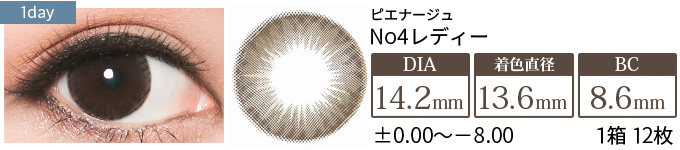 ピエナージュ No.4 レディ(1箱12枚入り)
