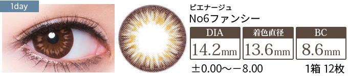 ピエナージュ No.6 ファンシー(1箱12枚入り)