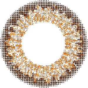 ビーハートビーマンスリー No.10オランジュブラウン 度あり(1箱1枚入り)