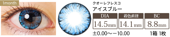 クオーレフレスコ アイスブルー-14.5mm- (1箱1枚入り)