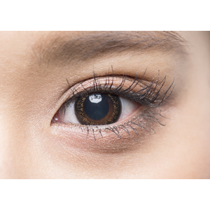 【20%引き】フラワーアイズガーリー ルピナスブラウン 度なし(1箱2枚入り)