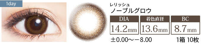 レリッシュ ノーブルグロウ(1箱10枚入り)