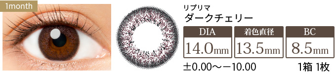 リプリマ ダークチェリー 度あり(1箱1枚入り)