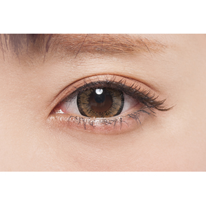 フラワーアイズ アイリスブラウン 度なし(1箱2枚入り)