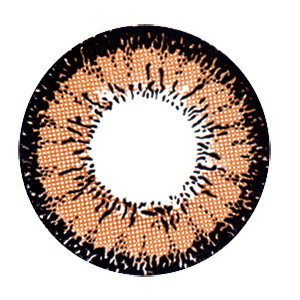 フラワーアイズ ローズブラウン 度なし(1箱2枚入り)