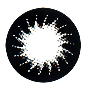 フラワーアイズ アマリリスブラック 度なし(1箱2枚入り)