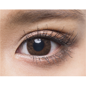 フラワーアイズ クレマチスモカ 度なし(1箱2枚入り)