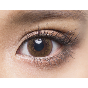 フラワーアイズ ピアニーブラウン 度なし(1箱2枚入り)