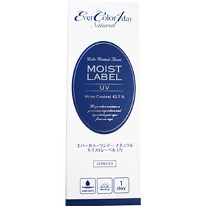 エバーカラーワンデーナチュラル モイストレーベルUV シルエットデュオ(1箱20枚入り)