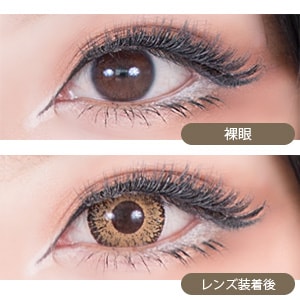 ドルチェ パーフェクトワンデー 琥珀ベージュ (1箱6枚入り)