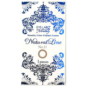 アイラボマンスリー No.11ナチュラルブラウン(1箱1枚入り)