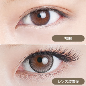 アイラボマンスリー No.15ジェイニープラチナムブラウン(1箱1枚入り)