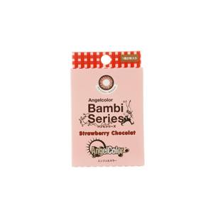 エンジェルカラーバンビシリーズ アニバーサリーエディション ストロベリーショコラ 度なし(1箱2枚入り)