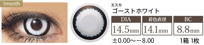 エスカ ゴーストホワイト 1箱1枚入り