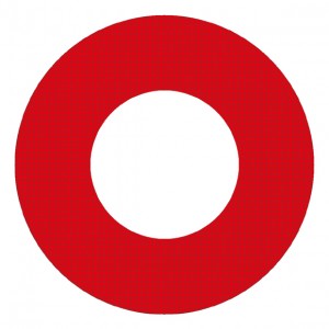 コンタクトフィルム ソリッドレッド【14.0mm】度なし(1箱1枚入り)