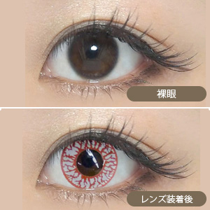 モテコン ハロウィンナイトfeat.EMEMON(エメモン) ホラーブラッド 度なし(1箱1枚入り)