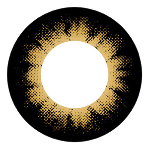 コンタクトフィルム カラーサークルブラウン【15.0mm】度なし(1箱2枚入り)