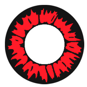 コンタクトフィルム ワイルドレッド【15.0mm】度あり(1箱1枚入り)