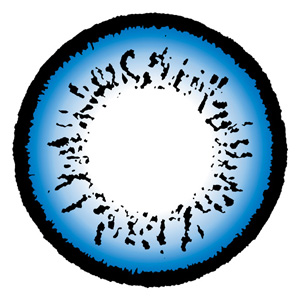 コンタクトフィルム ツートーンブルー【15.0mm】度あり(1箱1枚入り)