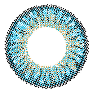 コンタクトフィルム スリートーンアクア【15.0mm】度あり(1箱1枚入り)