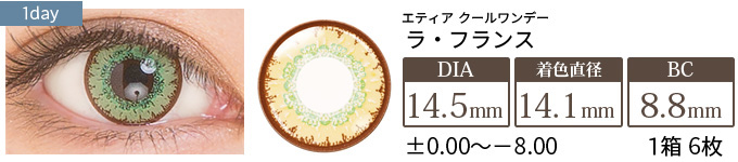 エティア クールワンデー ラ・フランス(1箱6枚入り)