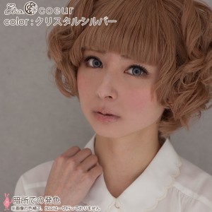 エティア クール クリスタルシルバー 度なし(1箱2枚入り)