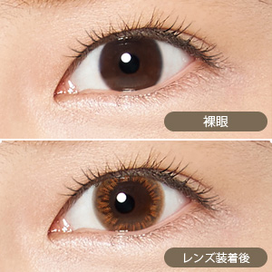 ワンデーリフレアビジュー ブラウン0(1箱10枚入り)