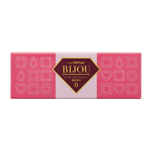 ワンデーリフレアビジュー ブラウン0(1箱10枚入り)