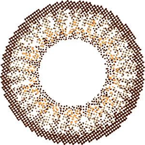 ラバーズカラーマンスリー グレイッシュブラウン 度なし(1箱2枚入り)