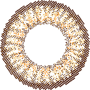 ラバーズカラーマンスリー ライトブロンズ 度なし(1箱2枚入り)