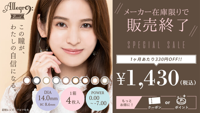 【セール中】アレグロ2ウィーク ワルツモカ(1箱4枚入り)