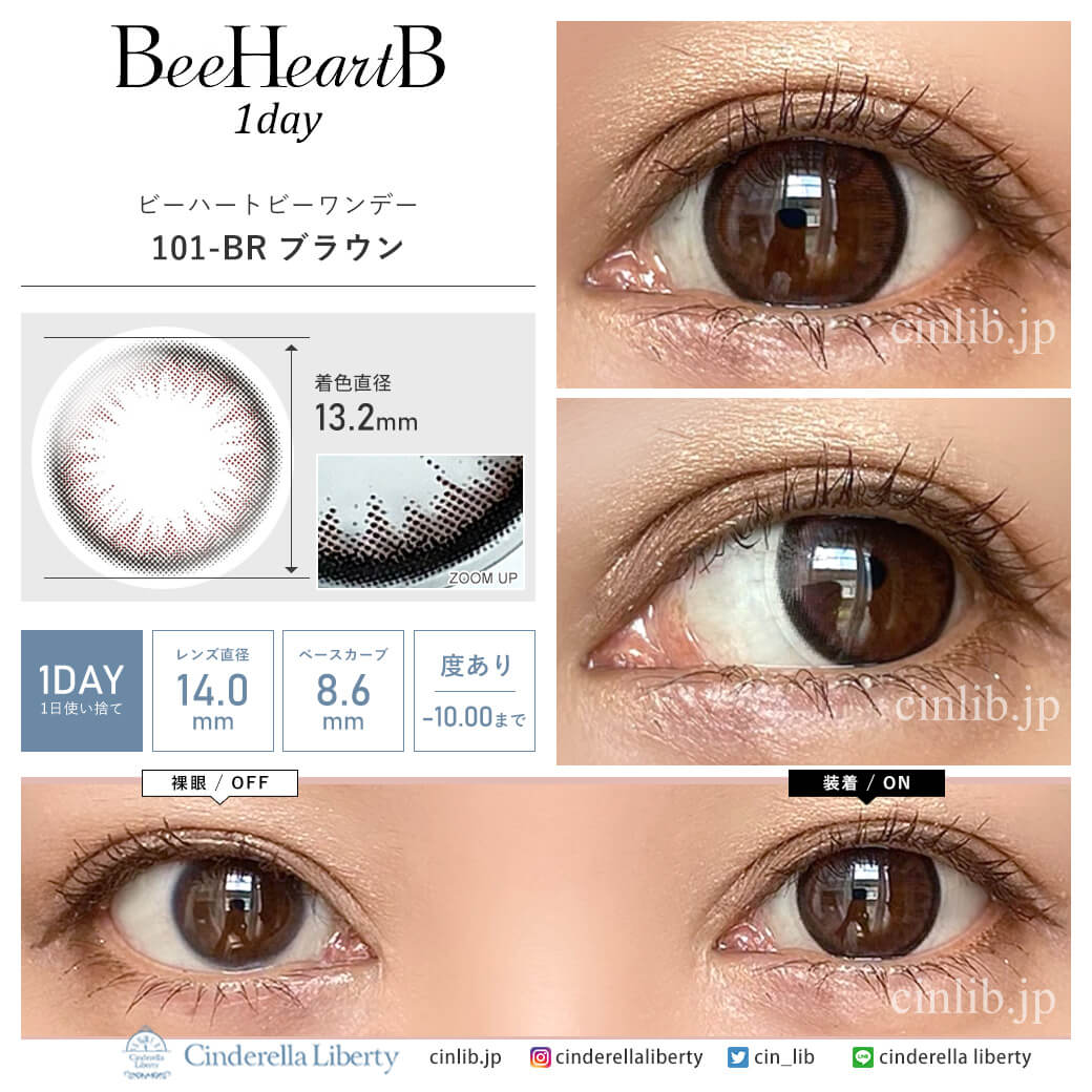 ビーハートビーワンデー 101-BR(ブラウン)(1箱10枚入り)着用・装着画レポ