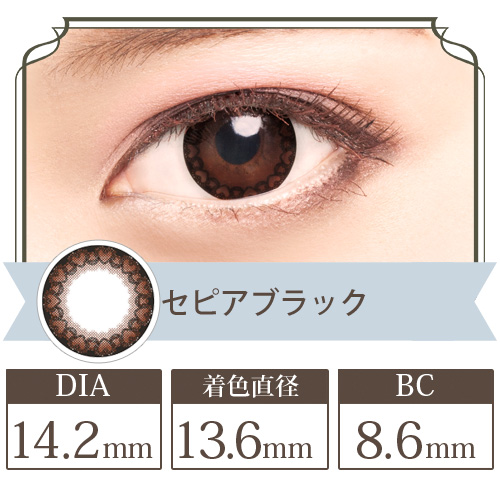 ブリジット セピアブラック