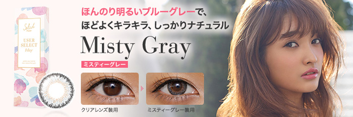 ユーザーセレクトワンデー ミスティーグレー(1箱10枚入り)